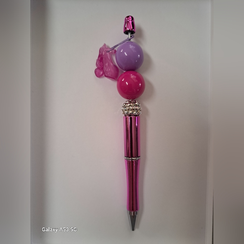 ✨️3 items for $10 🎉10 items for $20 Barbie shoe pen upcycled beads new pen